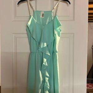 Ruffle front sundress